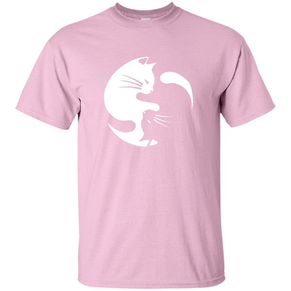 Yin and Yang Cats T-shirt - TeesGrab