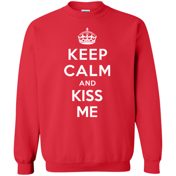 Keep Calm and Kiss Me - Funny Valentine T-shirt - TeesGrab