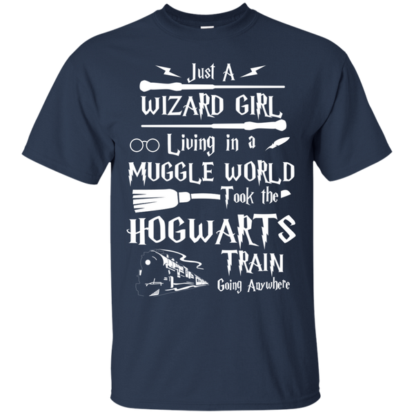 Just A Wizard Girl Living in a Muggle World Shirt, Hoodie, Sweater - TeesGrab