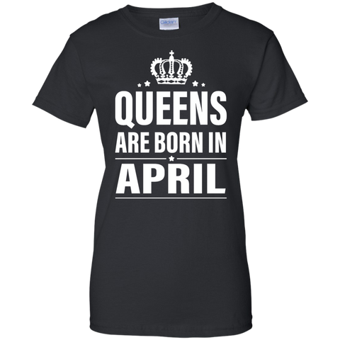 Queens Are Born in April Birthday Dress, Tank, Shirt - TeesGrab