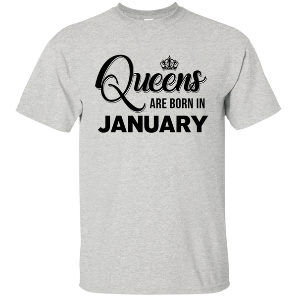 Queens are born in January Shirt, Tank Top, Racerback Tank Top - TeesGrab
