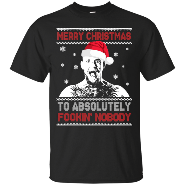 Conor McGregor: Merry Christmas to absolutely fookin nobody sweater, long sleeve - TeesGrab