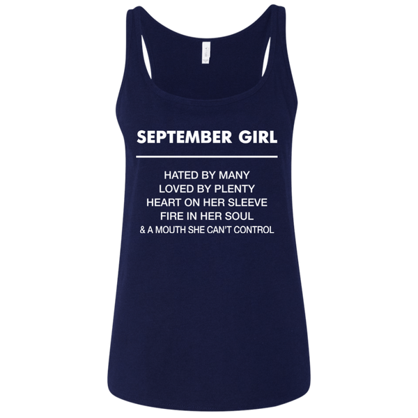 September Girl hated by many loved by plenty Shirt, Tank top - TeesGrab