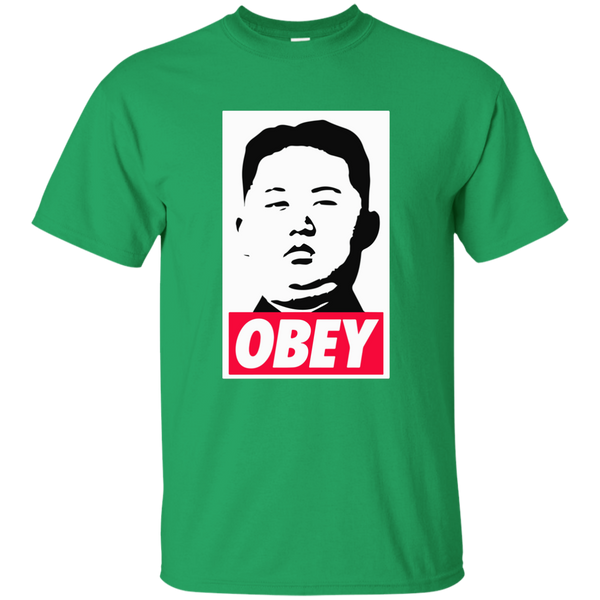 Funny Kim Jong Un Obey Supreme Shirt Jersey TeesGrab