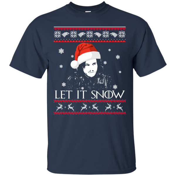 Game Of Thrones: Jon Snow Let It Snow Christmas Sweater - TeesGrab