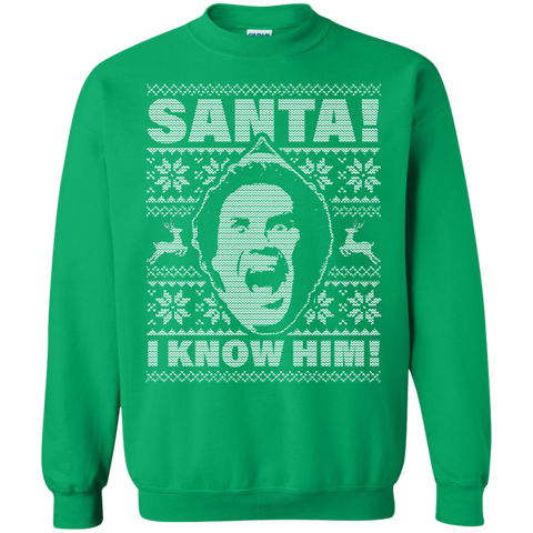 Buddy The Elf - Santa I Know Him Ugly Christmas Sweater - TeesGrab