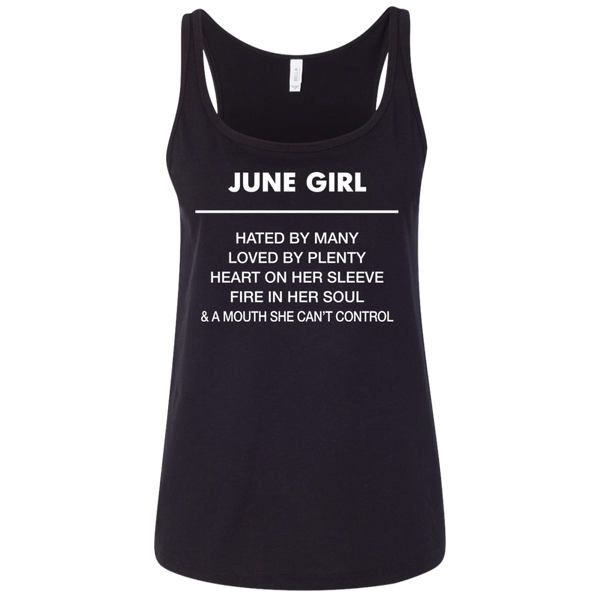 June Girl hated by many loved by plenty Shirt, Tank top - TeesGrab