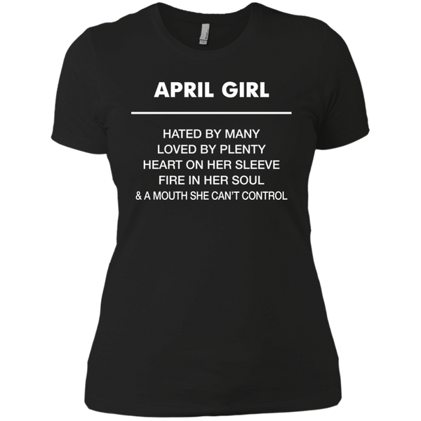 April Girl hated by many loved by plenty Shirt, Tank top - TeesGrab
