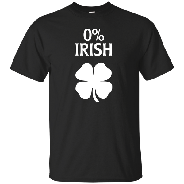 Irish 0% Funny St. Patrick's Day T-shirt, Hoodie, Long Sleeve - TeesGrab
