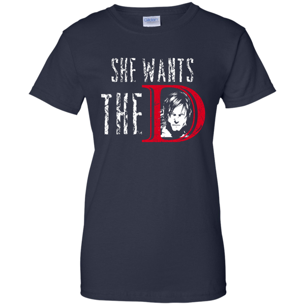 Daryl Dixon: She Wants The D shirt, hoodie, sweater, tank - TeesGrab