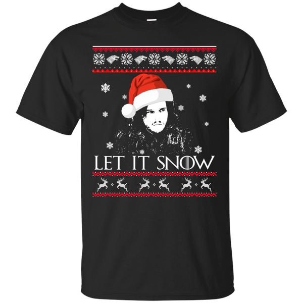 Game Of Thrones: Jon Snow Let It Snow Christmas Sweater - TeesGrab