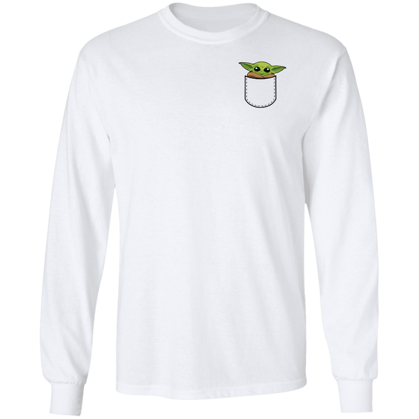 Pocket Baby Yoda T-Shirt - TeesGrab