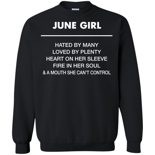 June Girl hated by many loved by plenty Shirt, Tank top - TeesGrab