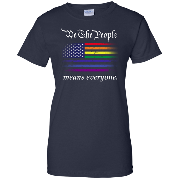 We The People Means Everyone - LGBT T-shirt, Hoodie, Tank - TeesGrab