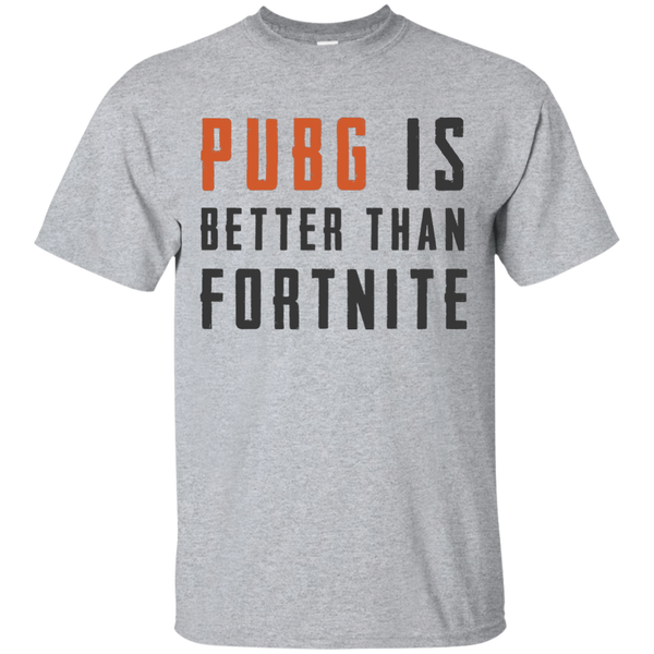 PUBG Is Better Than Fortnite Shirt, Hoodie, Tank - TeesGrab