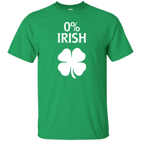 Irish 0% Funny St. Patrick's Day T-shirt, Hoodie, Long Sleeve - TeesGrab