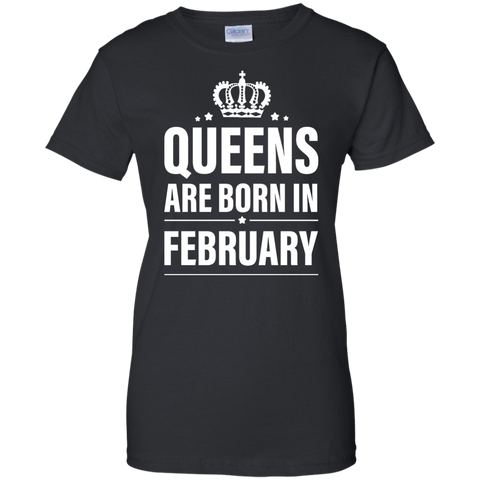 Queens Are Born in February Birthday Dress, Tank, Shirt - TeesGrab