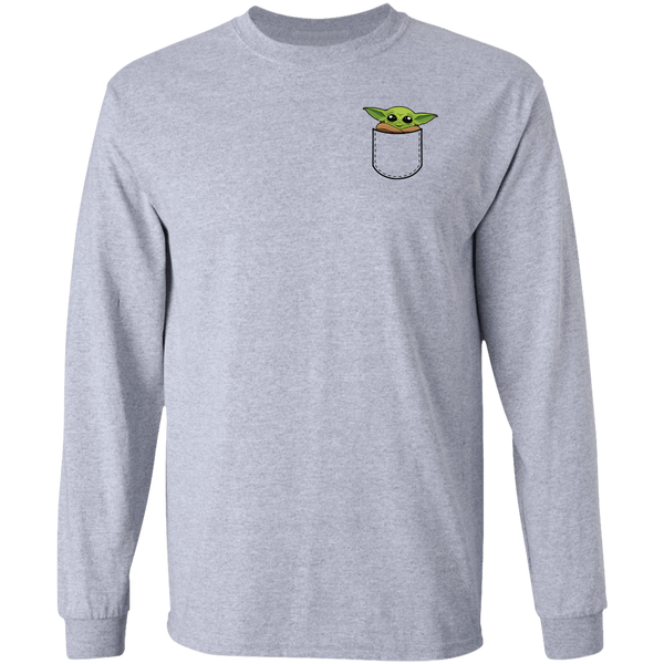 Pocket Baby Yoda T-Shirt - TeesGrab