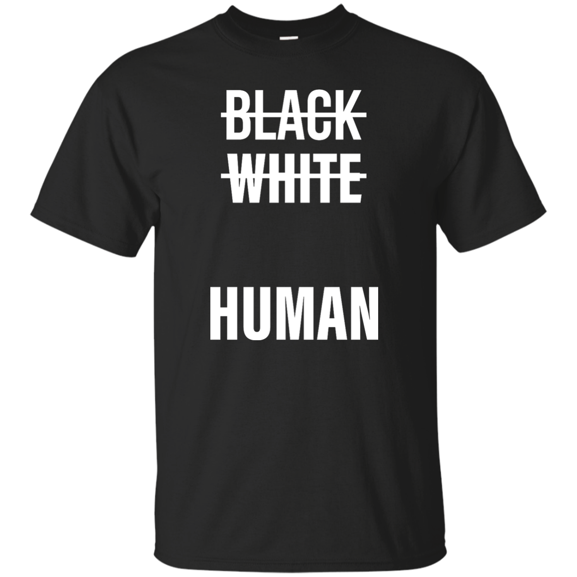 Black White Human Being shirt TeesGrab