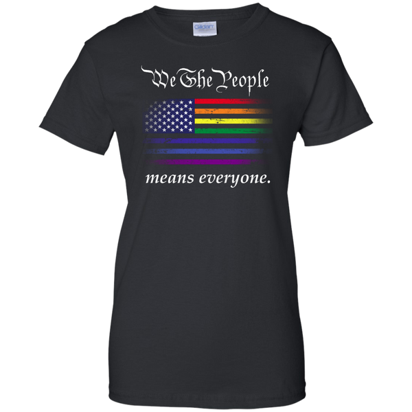We The People Means Everyone - LGBT T-shirt, Hoodie, Tank - TeesGrab