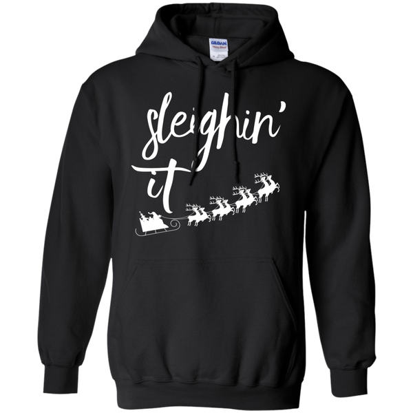 Sleighin' It Christmas Sweater, Hoodie, T-Shirt - TeesGrab