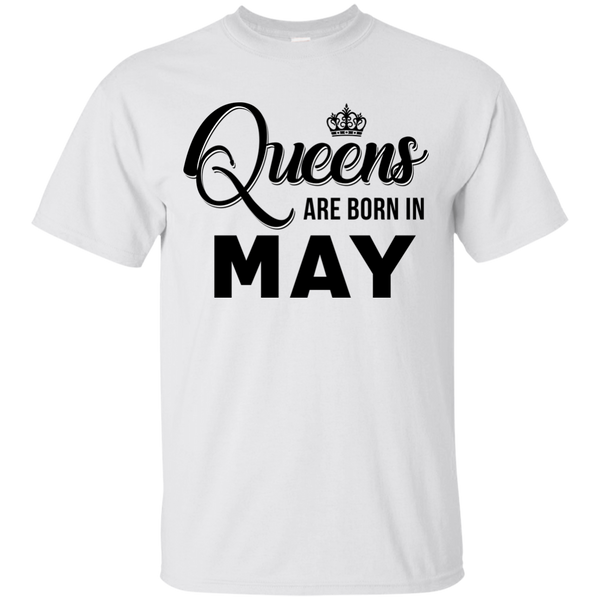 Queens are born in May Shirt, Tank Top, Racerback Tank Top - TeesGrab