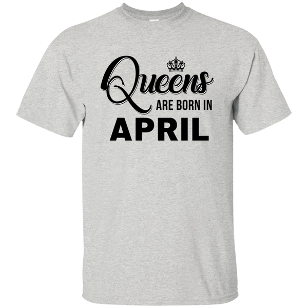 Queens are born in April Shirt, Tank Top, Racerback Tank Top - TeesGrab