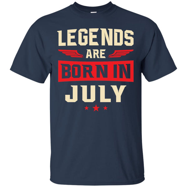 Legends Are Born in July Shirt, Hoodie, Tank - TeesGrab