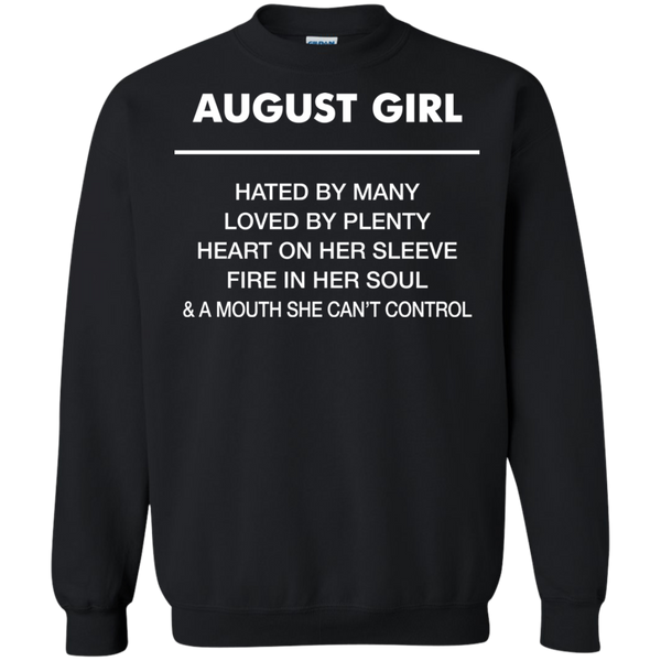 August Girl hated by many loved by plenty Shirt, Tank top - TeesGrab