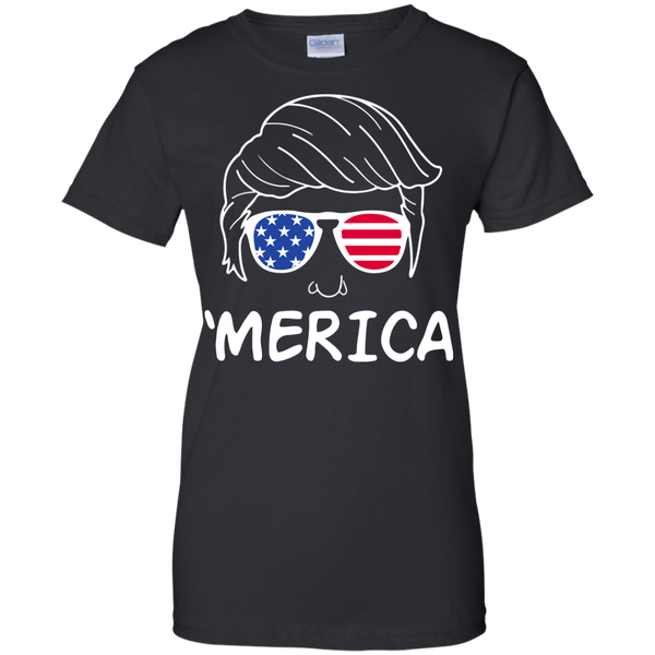 Donald Trump Merica Fourth Of July T-shirt, Hoodie, Tank - TeesGrab