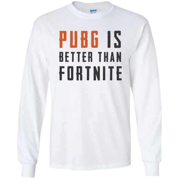 PUBG Is Better Than Fortnite Shirt, Hoodie, Tank - TeesGrab