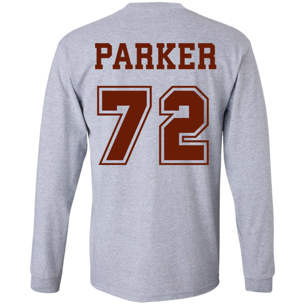 Vampire Diaries Mystic Falls Parker 72 Timber Wolves shirt