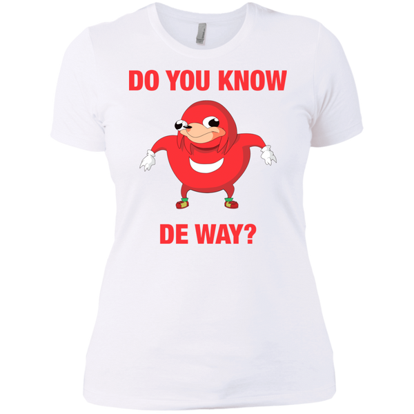 Ugandan Knuckles "Do You Know The Way" Shirt - TeesGrab