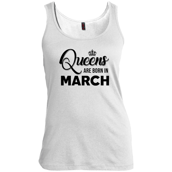 Queens Are Born In March Birthday Girl Shirt, Tank Top, Hoodie - TeesGrab