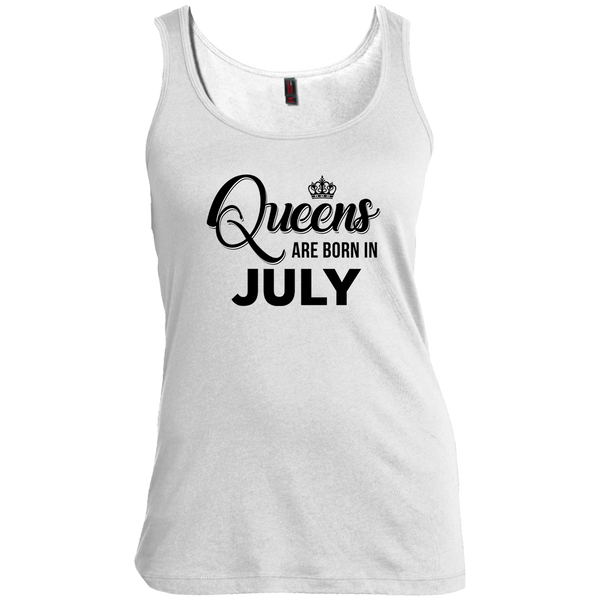 Queens are born in July Shirt, Tank Top, Racerback Tank Top - TeesGrab
