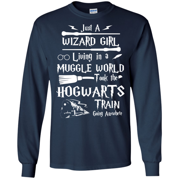 Just A Wizard Girl Living in a Muggle World Shirt, Hoodie, Sweater - TeesGrab
