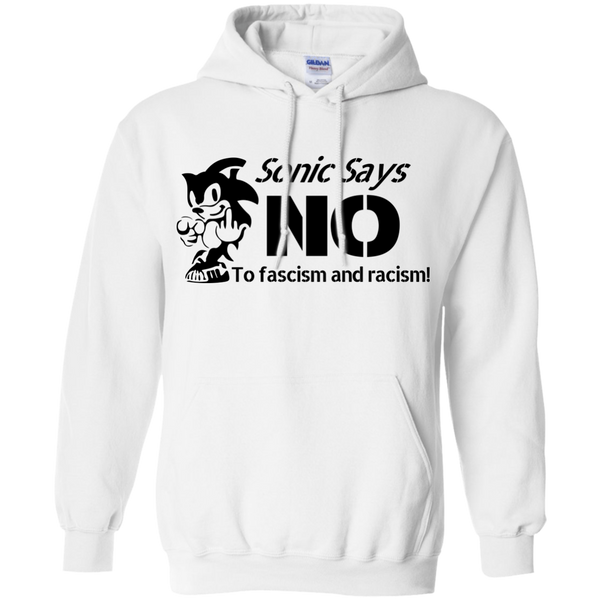Sonic Says NO to Fascism and Racism T-Shirt, Hoodie, Tank - TeesGrab