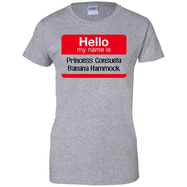 Hello my name is Princess Consuela Banana Hammock Shirt, Tank - TeesGrab