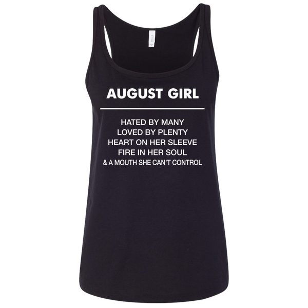 August Girl hated by many loved by plenty Shirt, Tank top - TeesGrab