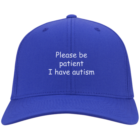 Please Be Patient I Have Autism Custom Hat, Cap - TeesGrab