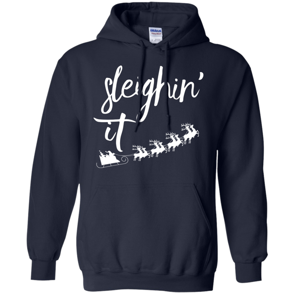 Sleighin' It Christmas Sweater, Hoodie, T-Shirt - TeesGrab