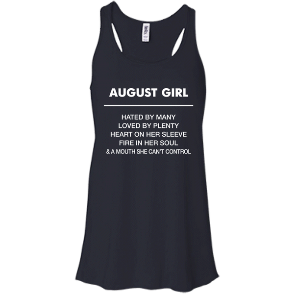 August Girl hated by many loved by plenty Shirt, Tank top - TeesGrab
