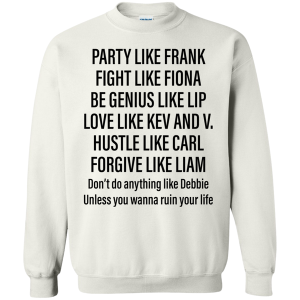 Party Like Frank Fight Like Fiora Be Genius Like Lip Shirt - TeesGrab