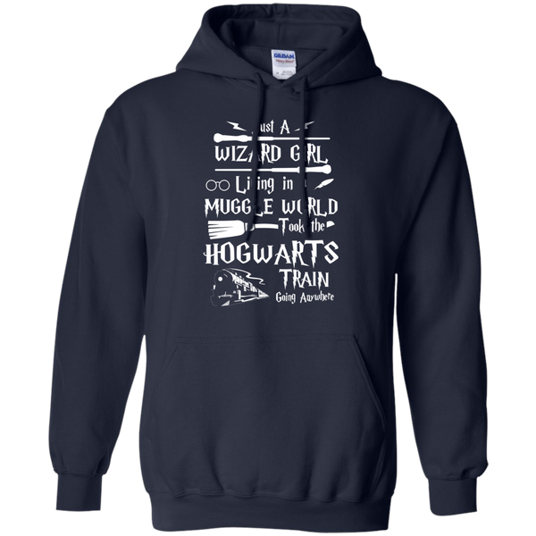 Just A Wizard Girl Living in a Muggle World Shirt, Hoodie, Sweater - TeesGrab