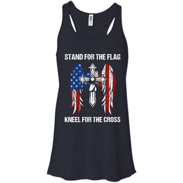 Stand For The Flag Kneel For The Cross T-Shirt, Hoodie - TeesGrab