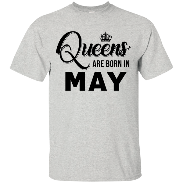 Queens are born in May Shirt, Tank Top, Racerback Tank Top - TeesGrab