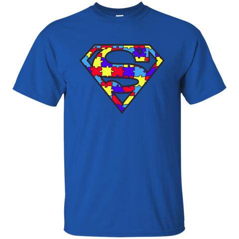 Autism Awareness Superman Logo Light Blue Shirt, Hoodie, Tank - TeesGrab