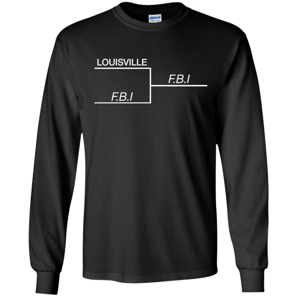 Louisville vs F.B.I Shirt, Sweatshirt Louisville vs FBI - TeesGrab