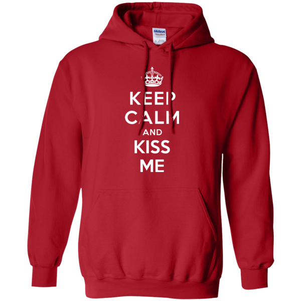 Keep Calm and Kiss Me - Funny Valentine T-shirt - TeesGrab