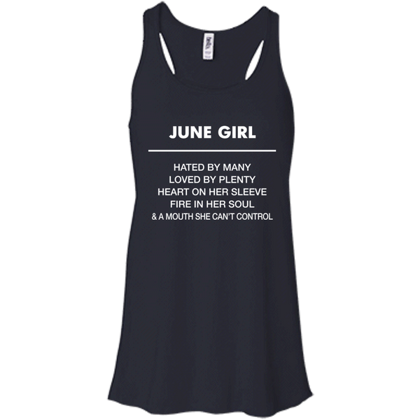 June Girl hated by many loved by plenty Shirt, Tank top - TeesGrab